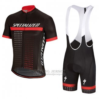 Men's Specialized RBX Comp Cycling Jersey Bib Short 2018 Black Red