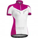 Womens Specialized SL Expert Cycling Jersey Bib Short 2014 White Pink