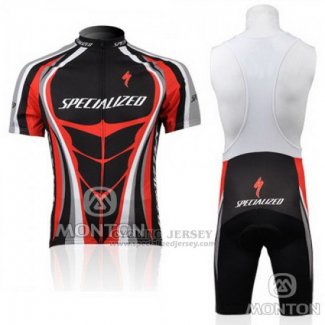 Men's Specialized RBX Comp Cycling Jersey Bib Short 2010 Black Red