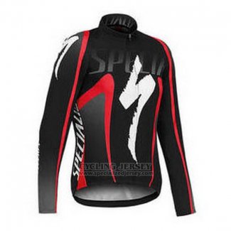 Men's Specialized RBX Comp Cycling Jersey Long Sleeve Bib Tight 2016 Black Red White