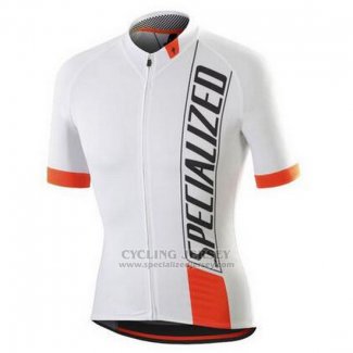 Men's Specialized SL Expert Cycling Jersey Bib Short 2015 White Orange Black