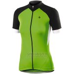 Womens Specialized RBX Sport Cycling Jersey Bib Short 2016 Black Green