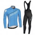 Men's Specialized SL Expert Cycling Jersey Long Sleeve Bib Tight 2016 Blue