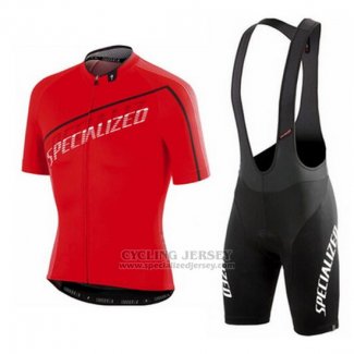 Men's Specialized SL Expert Cycling Jersey Bib Short 2015 Red