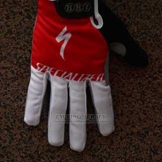 Specialized Cycling Full Finger Gloves 2014 Red White