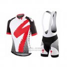 Men's Specialized RBX Comp Cycling Jersey Bib Short 2016 Red White Black