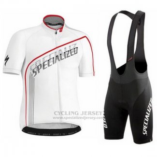 Men's Specialized SL Expert Cycling Jersey Bib Short 2016 White