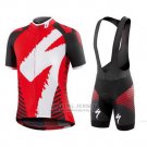 Men's Specialized RBX Comp Cycling Jersey Bib Short 2016 White Red Black