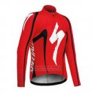 Men's Specialized RBX Comp Cycling Jersey Long Sleeve Bib Tight 2016 Red Black