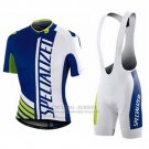 Men's Specialized RBX Sport Cycling Jersey Bib Short 2016 Maglia Specialized Blu E Bianco