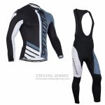 Men's Specialized RBX Sport Cycling Jersey Long Sleeve Bib Tight 2016 Black Dark Blue