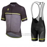 Men's Specialized SL Expert Cycling Jersey Bib Short 2018 Black Grey Green