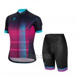 Women's Specialized RBX Comp Cycling Jersey Bib Short 2018 Blue Pink