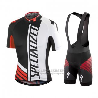 Men's Specialized RBX Sport Cycling Jersey Bib Short 2016 Black White Red