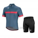 Men's Specialized RBX Sport Cycling Jersey Bib Short 2018 Deep Blue Red