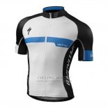 Men's Specialized SL Expert Cycling Jersey Bib Short 2016 White Black Blue