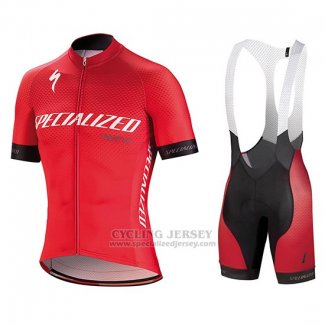 Men's Specialized SL Expert Cycling Jersey Bib Short 2018 Red