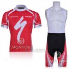 Men's Specialized RBX Comp Cycling Jersey Bib Short 2011 Red White