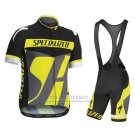Men's Specialized RBX Sport Cycling Jersey Bib Short 2016 Black Yellow