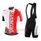 Men's Specialized RBX Sport Cycling Jersey Bib Short 2015 Red White