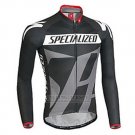 Men's Specialized RBX Sport Cycling Jersey Long Sleeve Bib Tight 2016 Black Grey Black